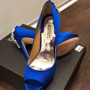 Badgley Mischka Peep Toe Platform-Kiara High Heel